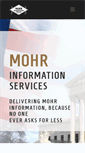 Mobile Screenshot of mohrinformation.com